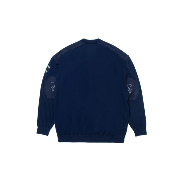 베이프 카즈키 쿠라이시 에이프 헤드 패치 밀리터리 니트 스웨터 2컬러 1L83120901