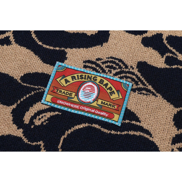 베이프 아시아 카모 니트 스웨터 네이비 1L70120001