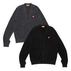 휴먼메이드 하트 뱃지 니트 가디건 2컬러 HM30CS046