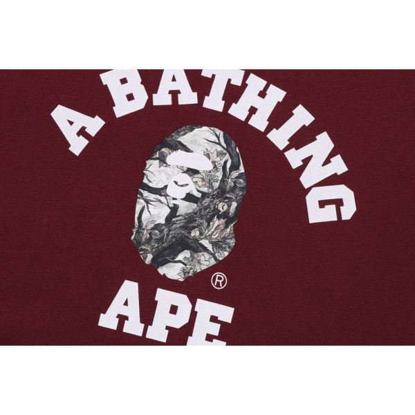 베이프 트리 엣지 카모 컬리지 릴렉스핏 크루넥 스웨트셔츠 1 2컬러 1L80113301