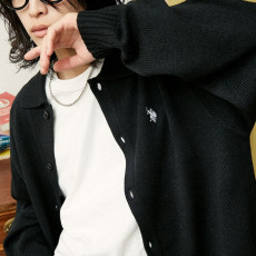 U.S. POLO ASSN. 유에스폴로에센 PUBLUX 별주 폴로 니트 가디건 4컬러 3135291600005