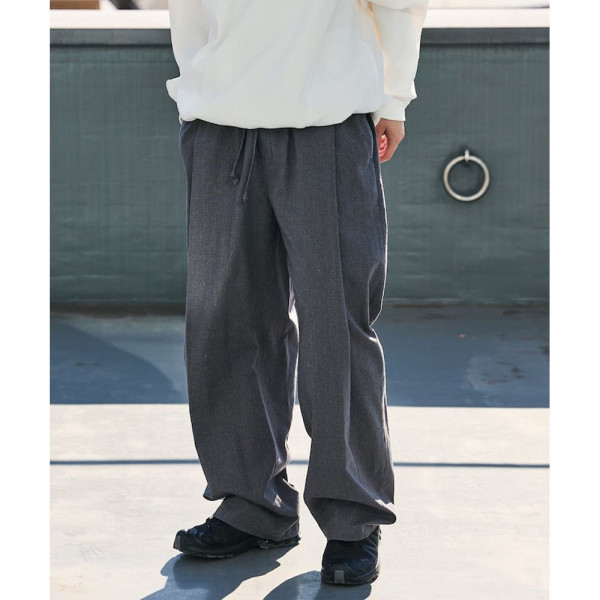 프릭스스토어 와이드 실루엣 린넨 믹스 턱 이지 팬츠 3컬러 1243248900599