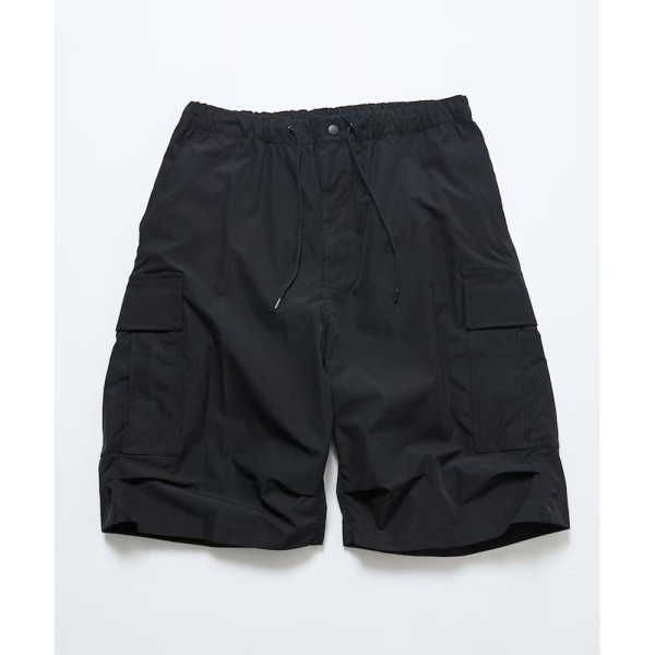 프릭스스토어 퀵 드라이 패브릭 와이드 실루엣 폴리립크로스 숏 카고 팬츠 4컬러 1244248900264