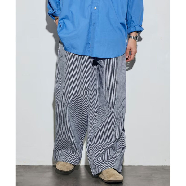 프릭스스토어 힌슨 별주 샴브레이 릴랙스핏 이지 팬츠 2컬러 1043233600054