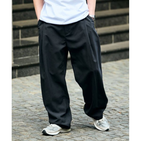 프릭스스토어 에어라이드 와이드 실루엣 포켓터블 턱 슬랙스 팬츠 4컬러 1243248900602