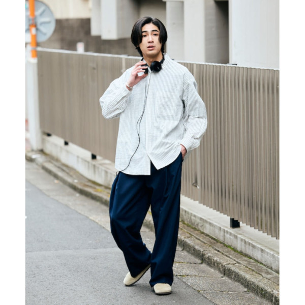 프릭스스토어 에어라이드 와이드 실루엣 포켓터블 턱 슬랙스 팬츠 4컬러 1243248900602