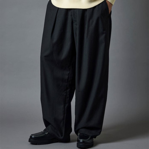 프릭스스토어 와이드 실루엣 배럴 레그 슬랙스 팬츠 4컬러 1243248900593