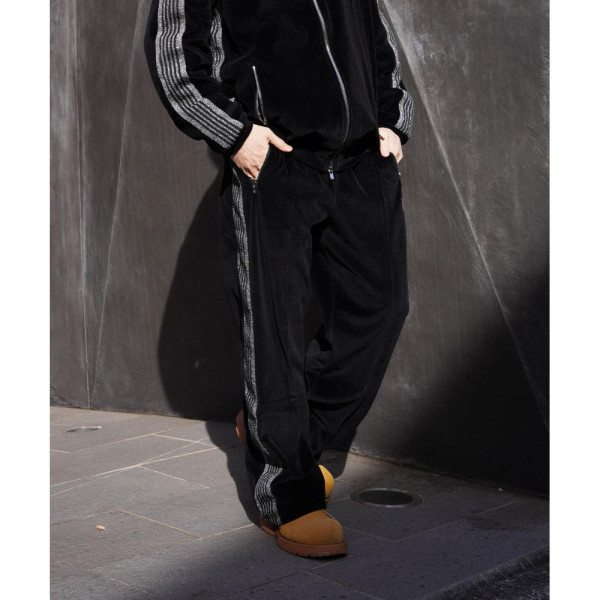 니들스 LHP 익스클루시브 트랙팬츠 C/PE 벨루어 블랙 7846110306