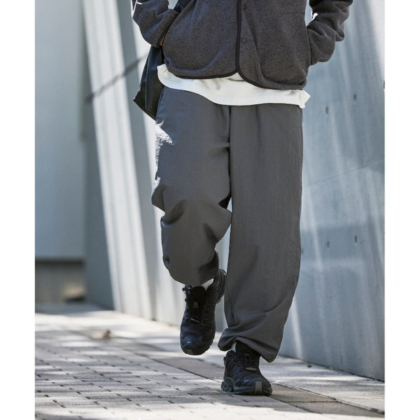 퍼스트핸드 와이드 스트레이트 나일론 트랙 테이퍼드 실루엣 이지 팬츠 3컬러 3342234400003