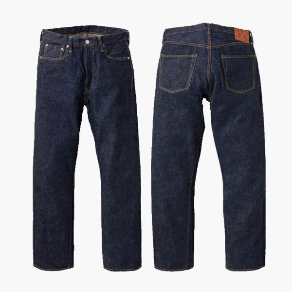 풀카운트 13.7oz 스트레이트 테이퍼드 데님 청바지 인디고원워시 1101W