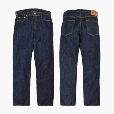 풀카운트 라이트온스 11.5oz 스트레이트 테이퍼드 데님 슈퍼 스무스 청바지 인디고 블루 1101SSW