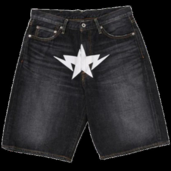 베이프 트윈 STA 릴렉스핏 데님 반바지 2컬러 1L30151004