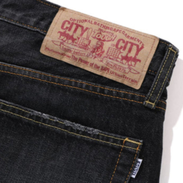 베이프 트윈 STA 릴렉스핏 데님 반바지 2컬러 1L30151004