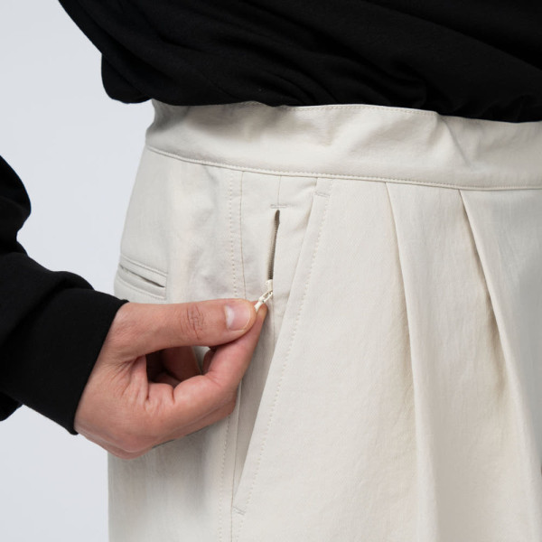 나나미카 알파드라이 더블 플리츠 반바지 3컬러 S25SD052