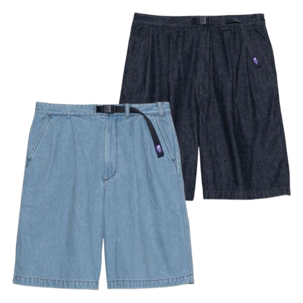 노스페이스 퍼플라벨 데님 턱 필드 쇼츠 반바지 2컬러 N25SD098