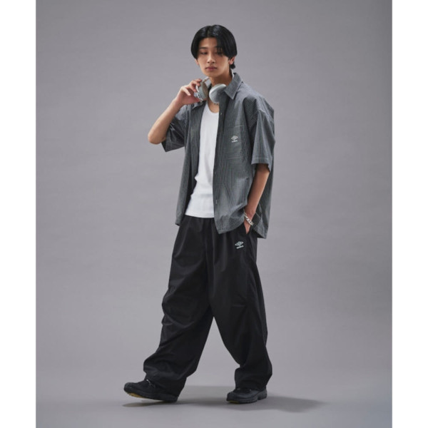 퍼블럭스 엄브로 별주 나일론 턱 와이드 팬츠 2컬러 3149394400004