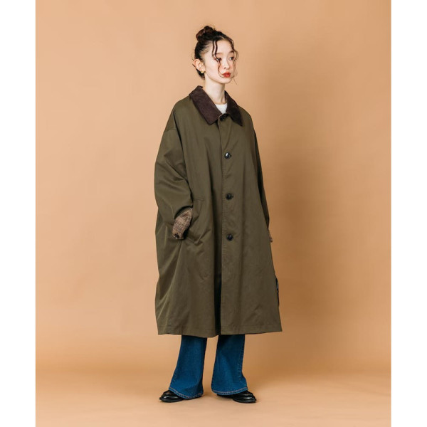 프릭스스토어 빅실루엣 리버시블 코듀로이 스텐카라 코트 4컬러 1252248900232