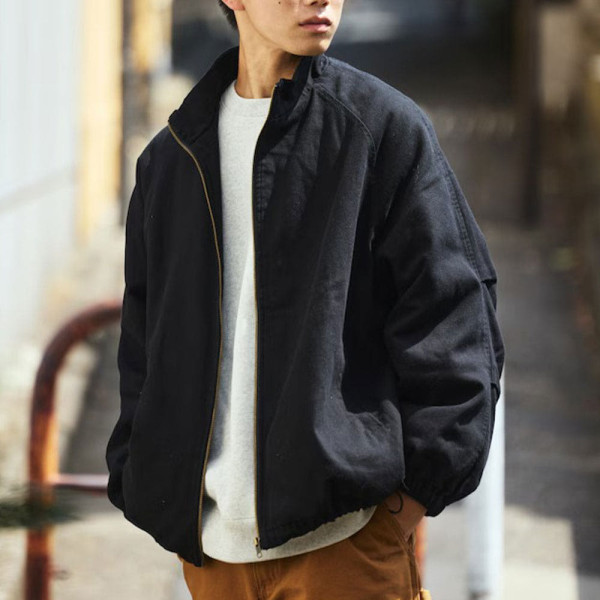 프릭스스토어 오버핏 스탠드카라 덕 블루종 퀼팅 안면 4컬러 1251248900734