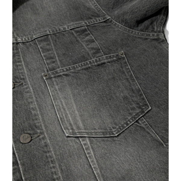 니들스 다트 진 재킷 12OZ 데님 블랙 SX199B
