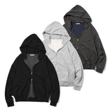 퍼스트핸드 배색 릴랙스 핏 더블 페이스 집업 후디 3컬러 3324234400001