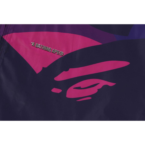 베이프 컬러 카모 스탠드 카라 후드 자켓 2컬러 1L80140312