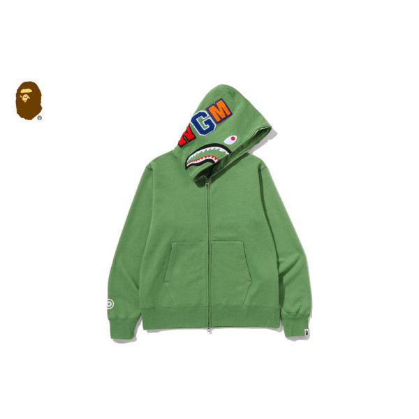 베이프 샤크 풀 후드집업 4컬러 1L80115304