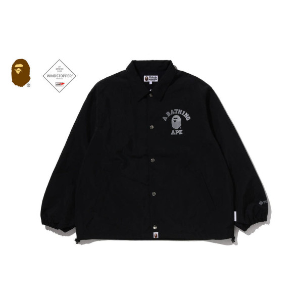 베이프 고어 텍스 윈드 스토퍼 칼리지 코치 자켓 2L 블랙 1L70140002