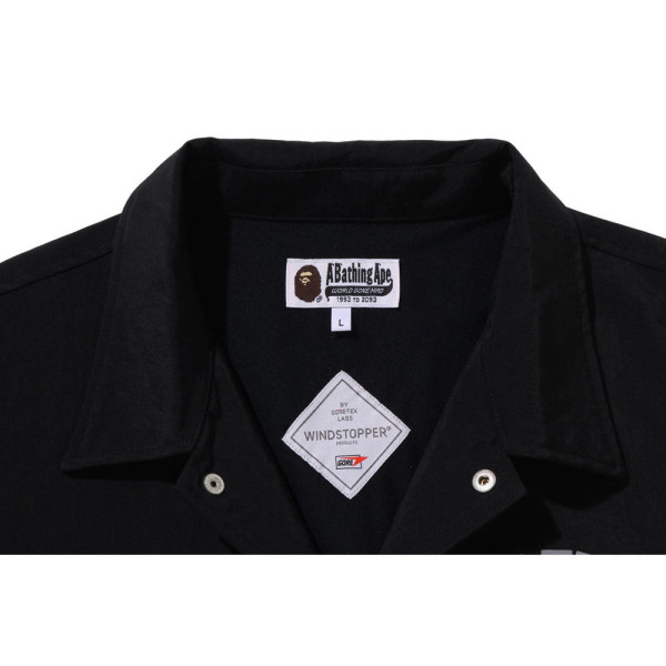 베이프 고어 텍스 윈드 스토퍼 칼리지 코치 자켓 2L 블랙 1L70140002