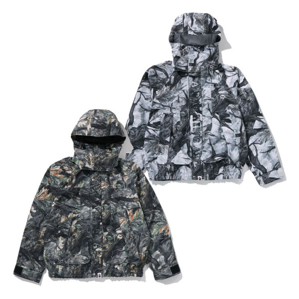 베이프 트리 엣지 카모 후드 스노우보드 자켓 2컬러 1L80140301