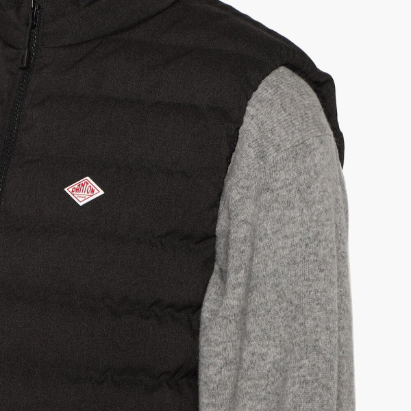 단톤 남성용 울 라이크 폴리에스터 미들 다운 컬러 베스트 2컬러 DNB252M101-0015