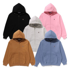 베이프 후드집업 원포인트 풀집 5컬러 1L80115311