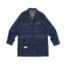 휴먼메이드 데님 하프 코트 인디고 HM30JK006