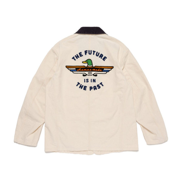 휴먼메이드 워크 자켓 화이트 HM30JK007