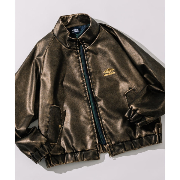 프릭스스토어 별주 엄브로 Tempalay 레더렛 스탠드업 자켓 2컬러 1059394400024