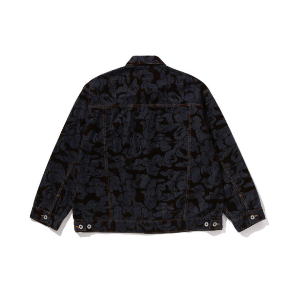 베이프 카모 플락트 데님 자켓 인디고 1L80140001