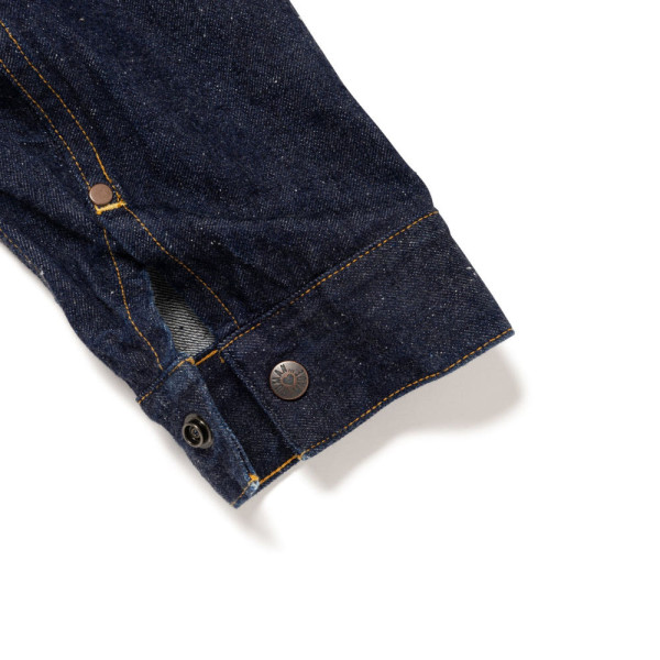 휴먼메이드 집업 데님 워크 자켓 인디고 HM30JK005