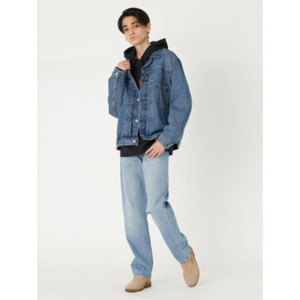 리바이스 타입 I 트러커 데님 자켓 미디엄인디고 STONEWASH A31740004-003-y GF4621