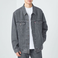 리바이스 X UNITED ARROWS 유나이티드애로우즈 별주 그린라벨 릴렉스핏 트랙커 데님 자켓 블랙 32254994022-09-10 NH4401