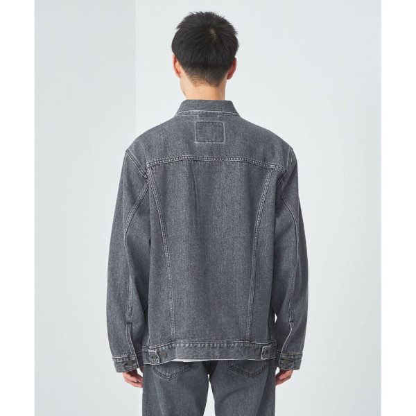 리바이스 X UNITED ARROWS 유나이티드애로우즈 별주 그린라벨 릴렉스핏 트랙커 데님 자켓 블랙 32254994022-09-10 NH4401