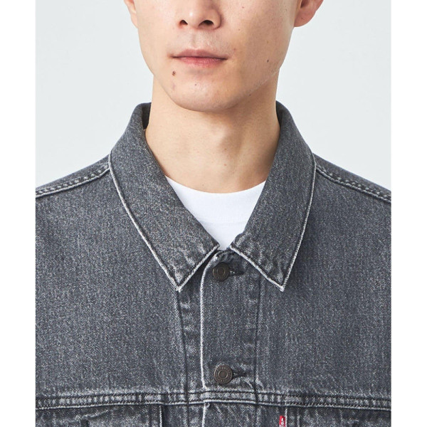 리바이스 X UNITED ARROWS 유나이티드애로우즈 별주 그린라벨 릴렉스핏 트랙커 데님 자켓 블랙 32254994022-09-10 NH4401