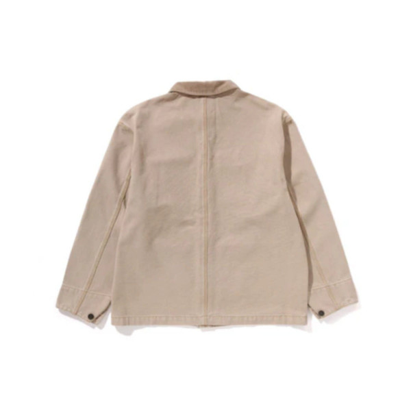 베이프 라인 카모 자카드 패치 포켓 가먼트 다이 워크자켓 2컬러 1L30140308