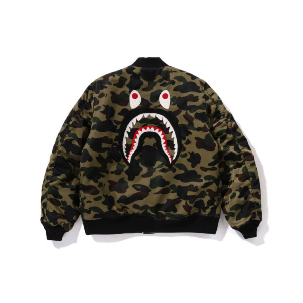 베이프 1ST 카모 샤크 MA-1 자켓 2컬러 1L30141003