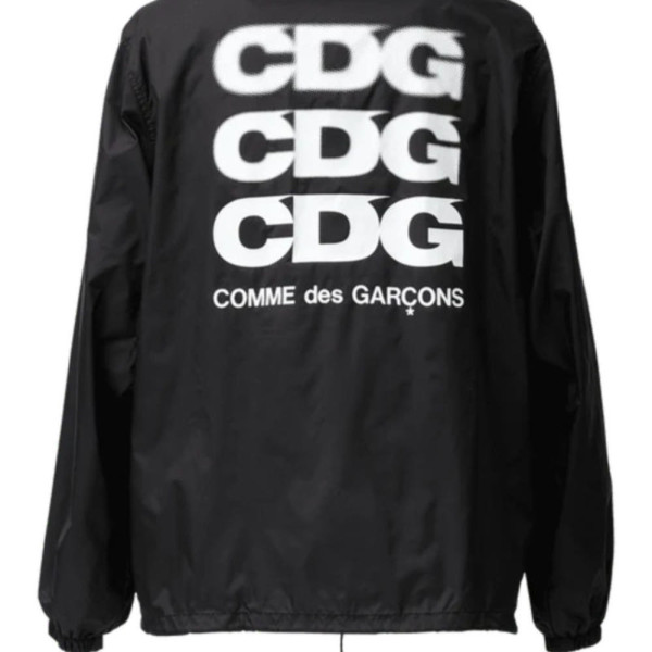 꼼데가르송 CDG 백 로고 코치 자켓 2 블랙 네이비 SZ-J004