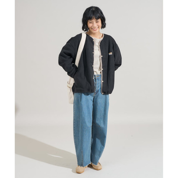 프릭스스토어 배색 플리스 스냅 가디건 4컬러 1153248901544