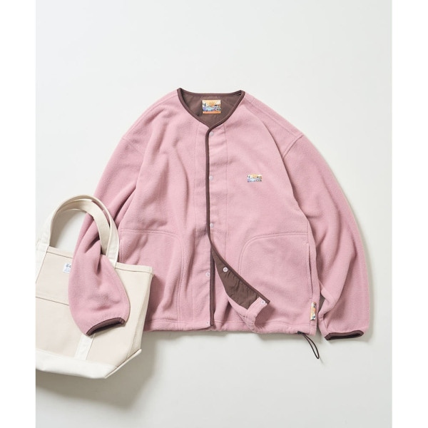 프릭스스토어 배색 플리스 스냅 가디건 4컬러 1153248901544