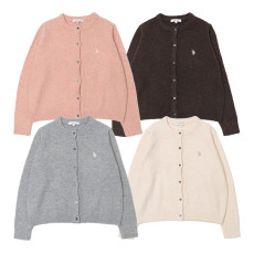 U.S. POLO ASSN. 유에스폴로에센 극세 기모 가디건 4컬러 MC25AU09-L0009