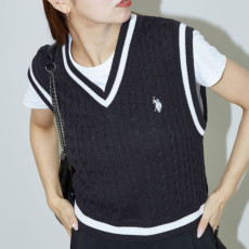 퍼블럭스 U.S. POLO ASSN. 유에스폴로에센 별주 칠든 니트 베스트 3컬러 3236291600001