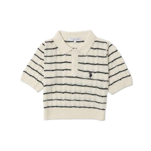 U.S. POLO ASSN. 유에스폴로에센 별주 케이블 니트 폴로 3컬러 91617253 MC25SS02-L0002