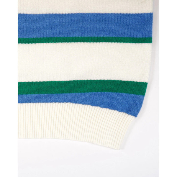 U.S. POLO ASSN. 유에스폴로에센 반팔 니트 풀오버 더블 홀스맨 자수 4컬러 PLL51405