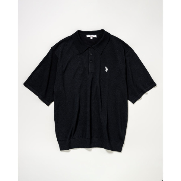 U.S. POLO ASSN. 유에스폴로에센 더블홀스맨 자수 폴로 반팔니트 4컬러 PLM51401